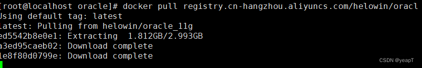 Docker拉取Oracle 11g镜像